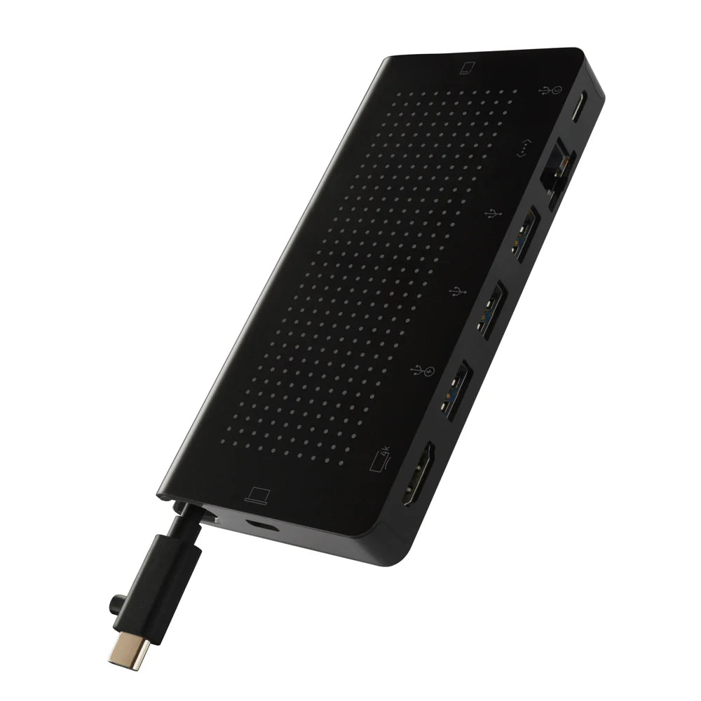 Twelve South StayGo USB C hub for MacBook black
